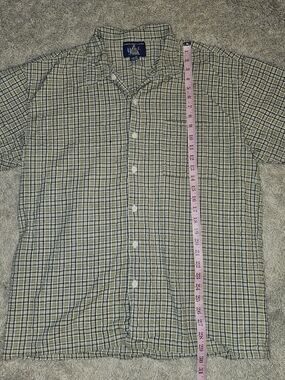 U.S.E. Plaid Short-Sleeve Button-Up Shirt